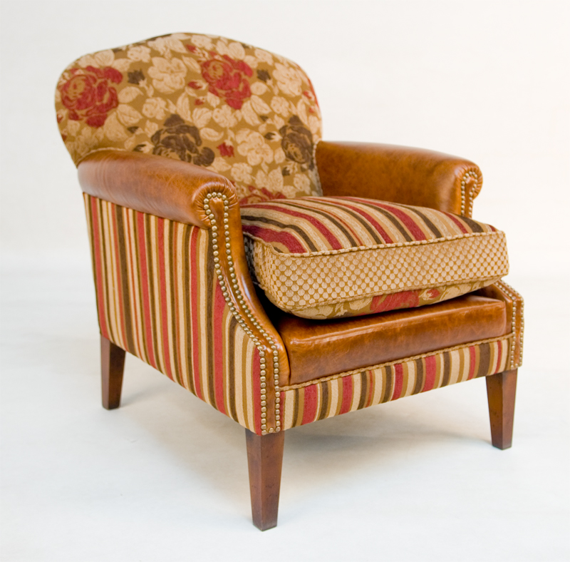 Contrast Upholstery Unique Chair
